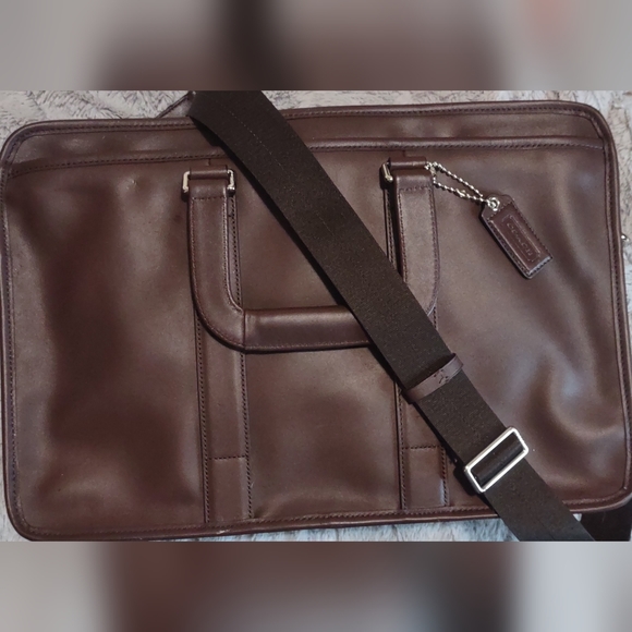 Vintage Coach Genuine Leather Embassy Briefcase 💼 - Picture 1 of 10